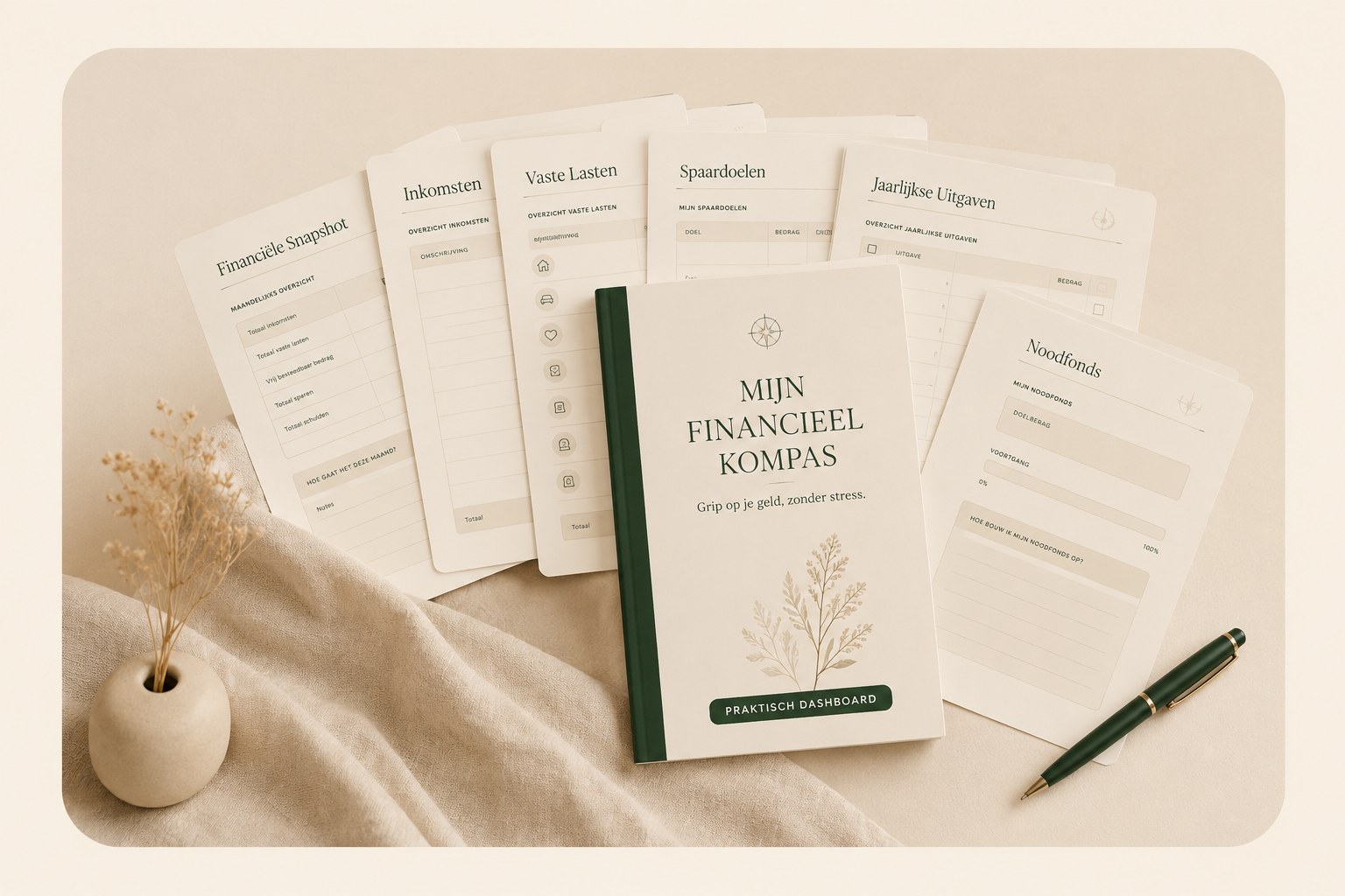 Mijn Financieel Kompas — printbaar financieel dashboard